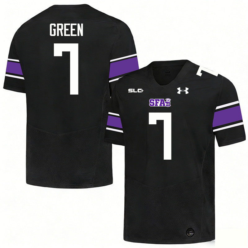 Stephen F. Austin Lumberjacks #7 Blaine Green College Football Jerseys,Uniforms-Black
